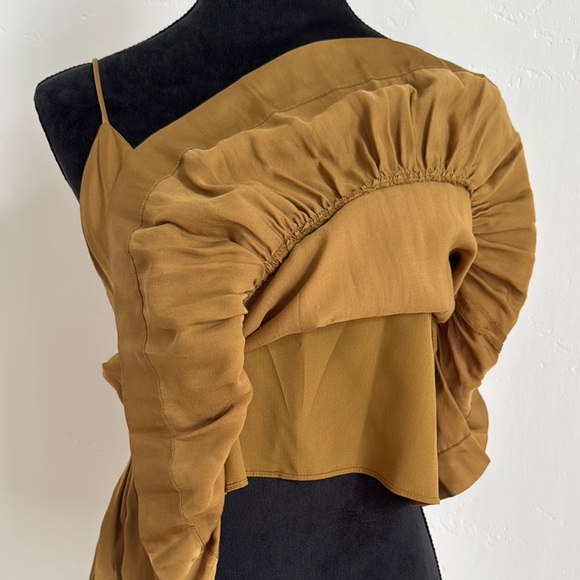 Sandro Golden mustard Camisole Top - Picture 7 of 13